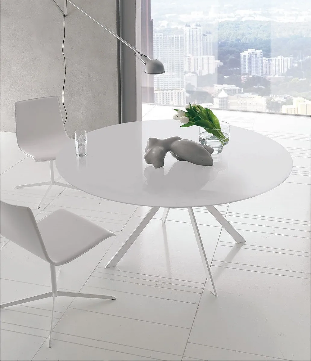 Alivar Cut Round Table Modern Style Special Design Dining Table With