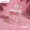 Pink makeup table