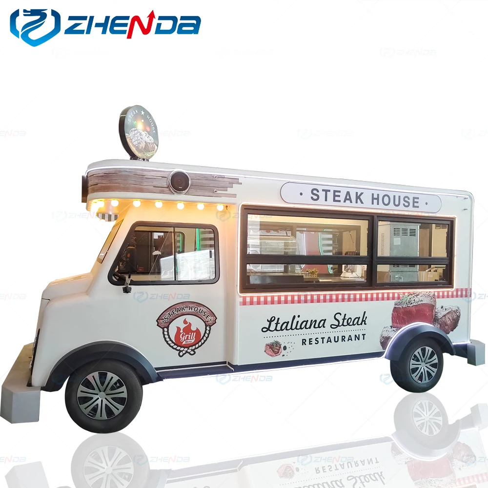 Popsicle Ice Cream Vending Carts Hot Dog Food Trailer Truck  Australia Standard Outdoor Mobile Fast Food Carts Kiosk for Sale