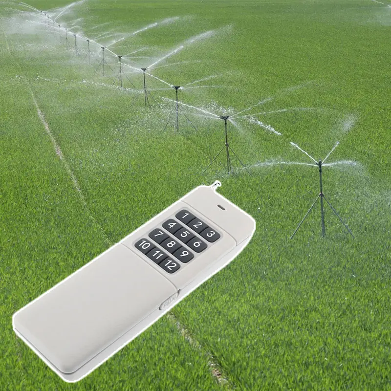 12 Channel 433Mhz Rf Relay Controller 5Km Dc12V Remote Control Switch Lora Wireless Receiver for Agricultural Irrigation