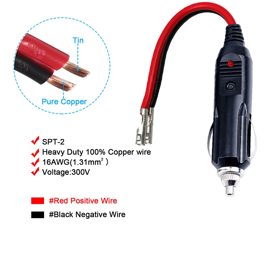 car cigarette lighter socket wiring SAE Adapter to Cigarette Lighter for Battery Connection -Newpowa car cigarette lighter socket wiring SAE Adapter to Cigarette Lighter for Battery Connection -Newpowa