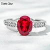 18K White Gold+Ruby