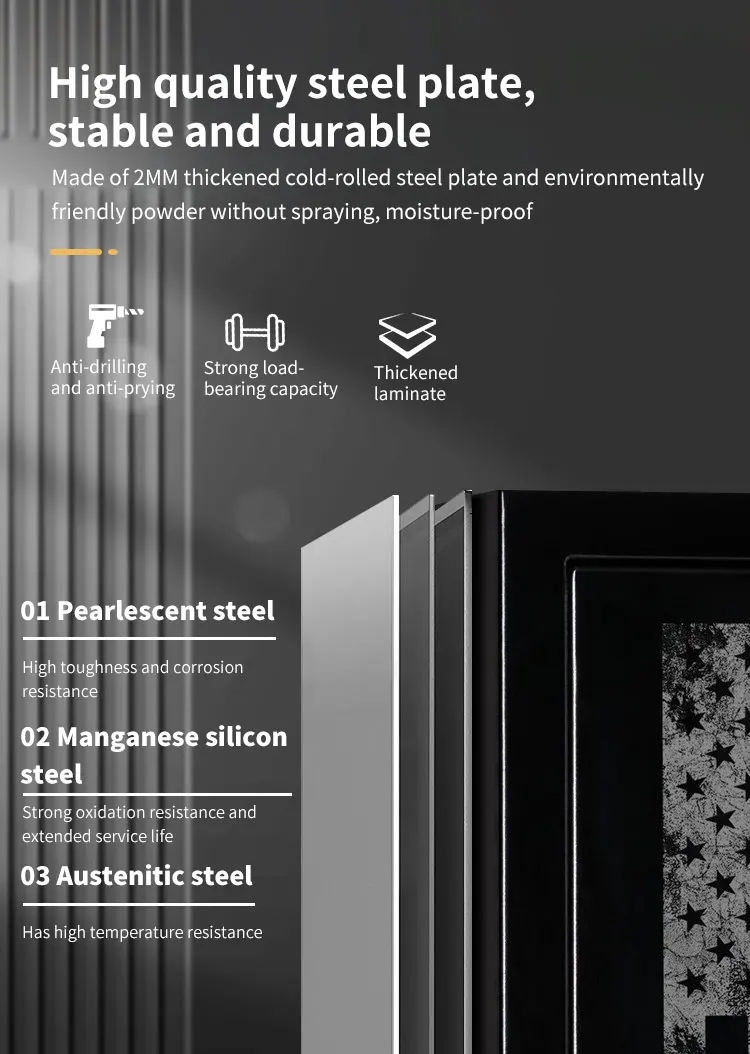 CEQSAFE Wholesale Digital Lock Security Safe Box Mechanical Steel Metal Gun Safe factory