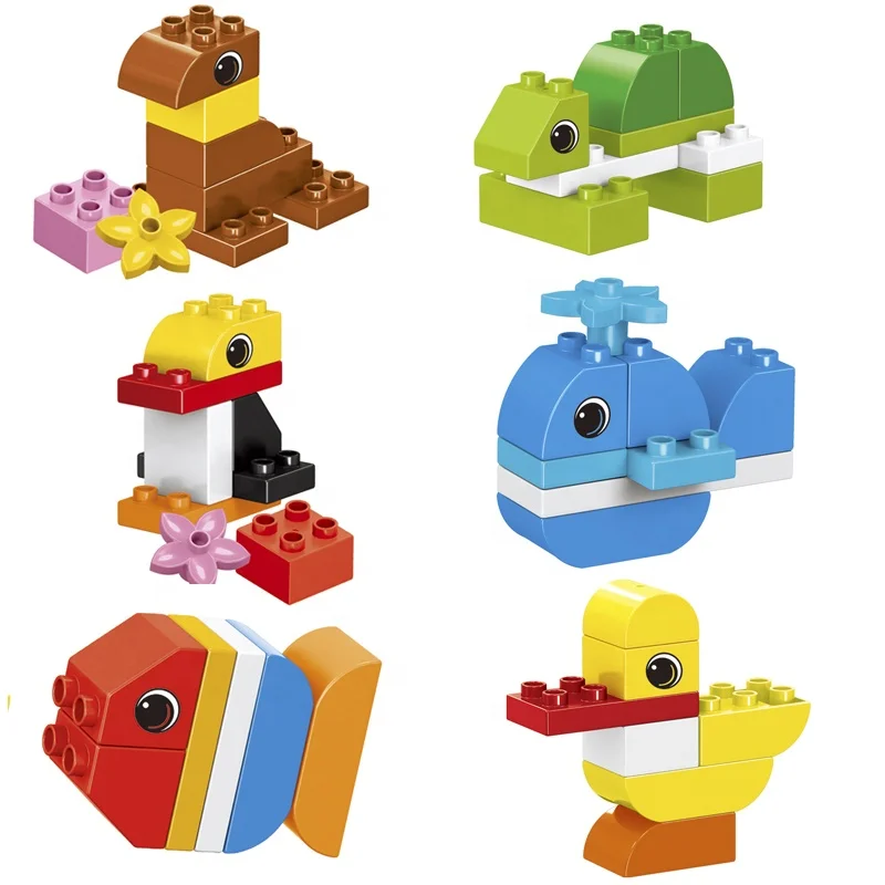 Easter Eggs With Building Blocks for Party Favors Plastic Easter Egg Hunt With Bricks