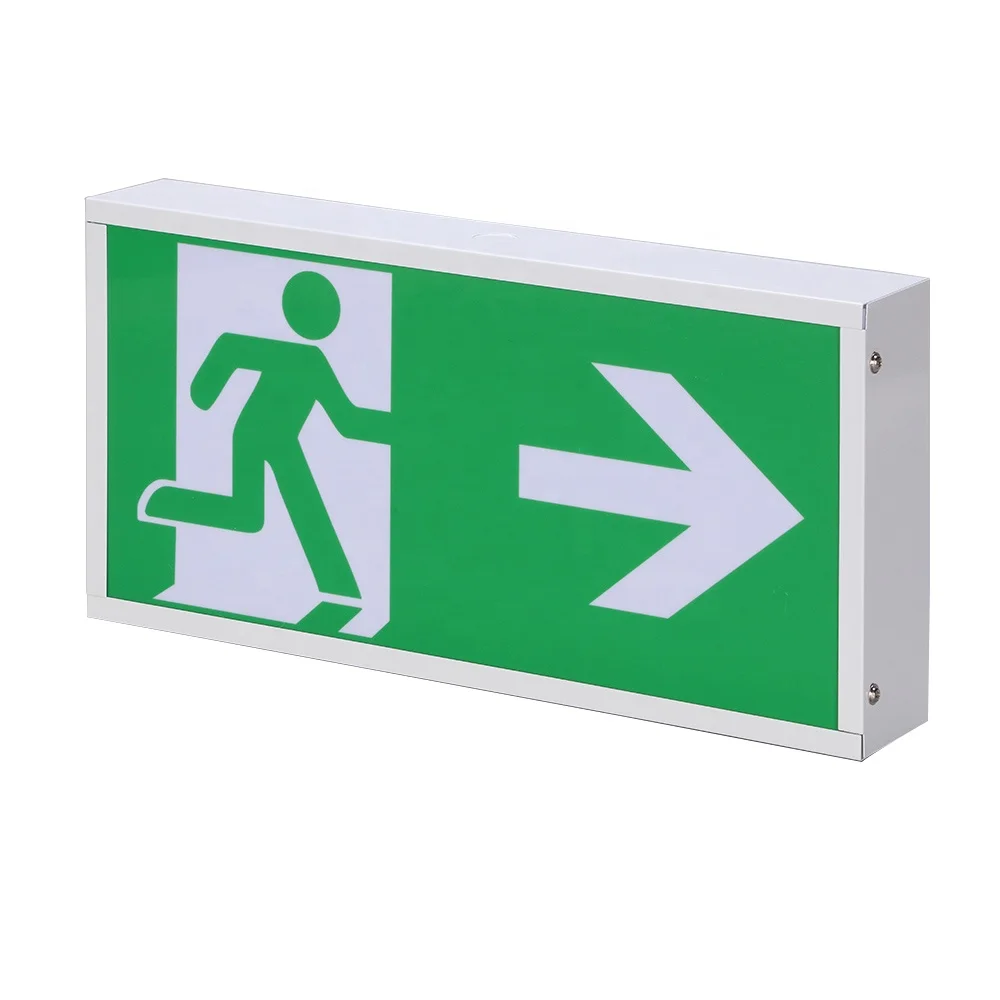 Battery Backup Led Fire Safety Emergency Exit Lighting Rechargeable Led