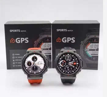 Multiple Satellite GPS Position Sports Smart Watch DM58 Heart Rate SpO2 Monitor Stress Monitor 5ATM Waterproof Custom Smartwatch