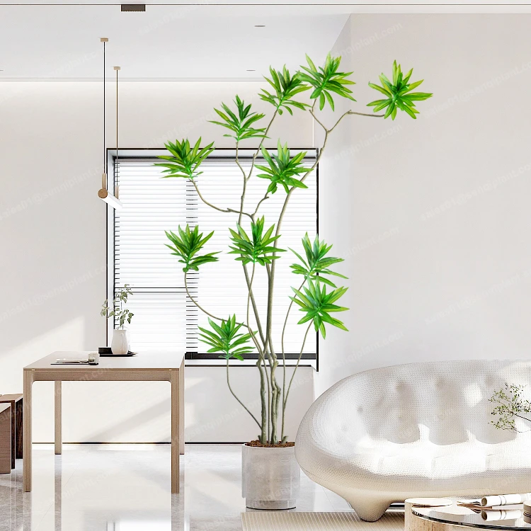 Artificial Plants Tree Home Decor Bonsai Tree Plastic Plants Pots