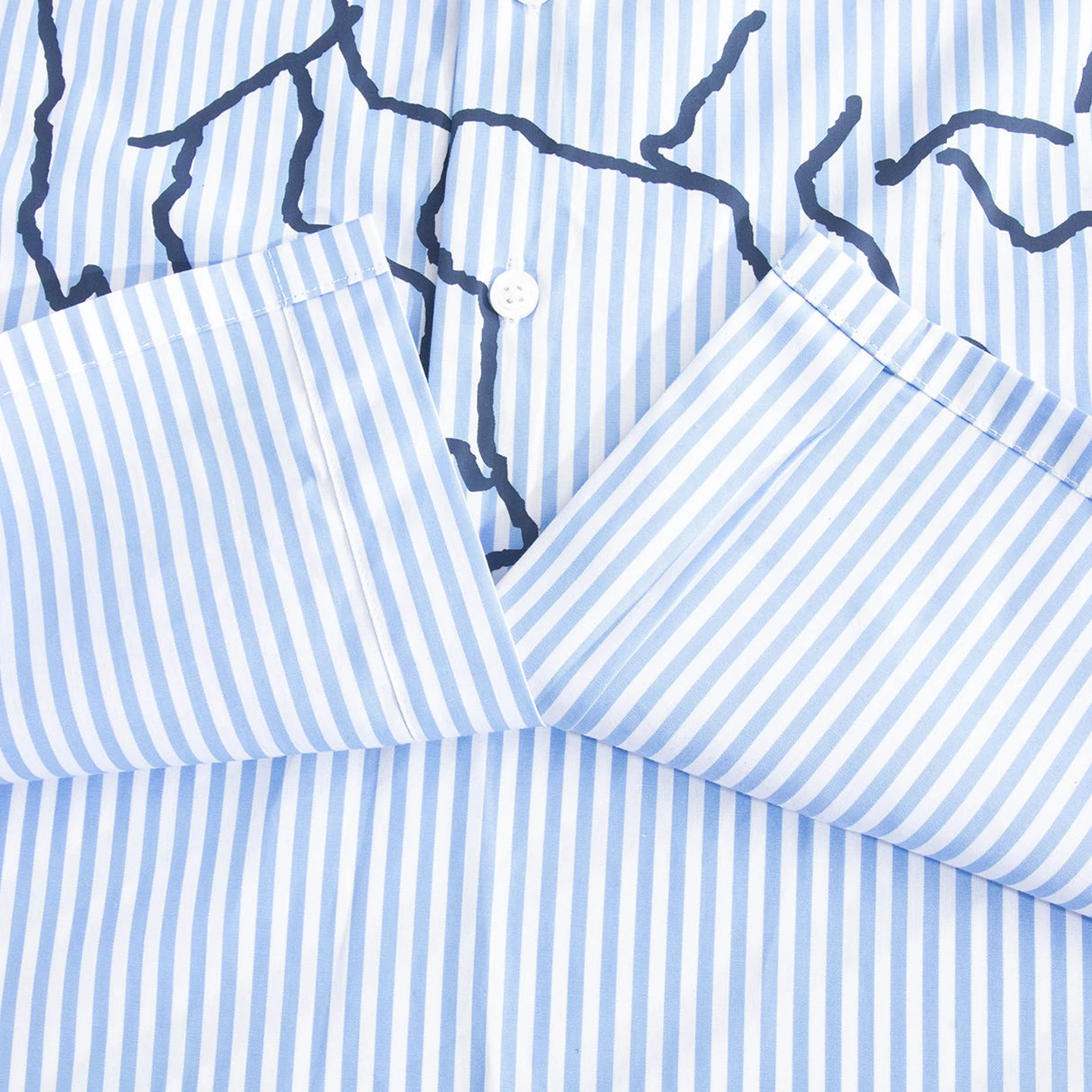Custom Men's Striped Boxy Fit Summer Shirts 100% Cotton ODM Anti-Shrink Anti-Pilling Breathable Features Screen Printed Logo manufacture