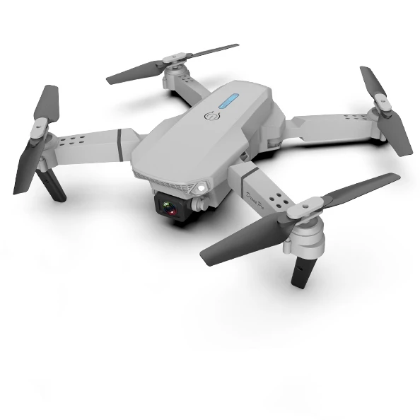 Drone E88 Pro con Doppia Fotocamera 4K HD WiFi FPV, Quadricottero RC Pieghevole con Flusso Ottico, Giocattolo in Plastica per Principianti e Bambini