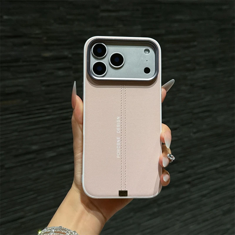 Luxury Magnetic Leather iPhone 17-13 Pro Case