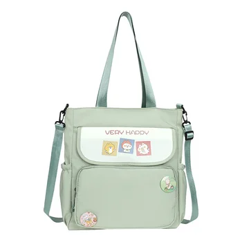 Quality wholesale large capacity canvas bag women's new school shoulder bag women's tote bag