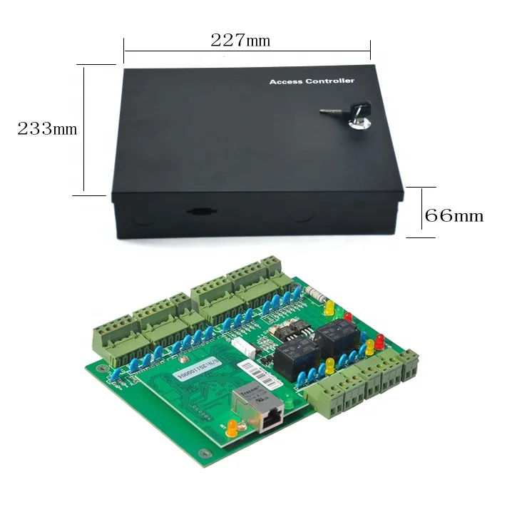 4 Doors Wiegand Access Control Panel Board Controller Access Control System Board Software Programs