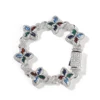 Silver with multi color