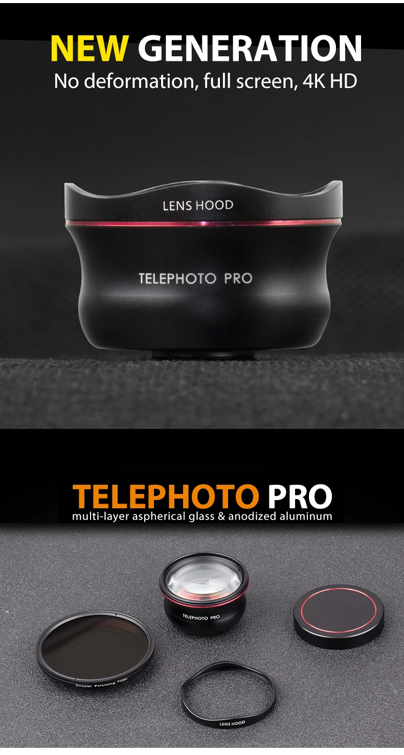 Iboolo New Design Attractive Portrait 2x Telephoto Lens For Smartphone