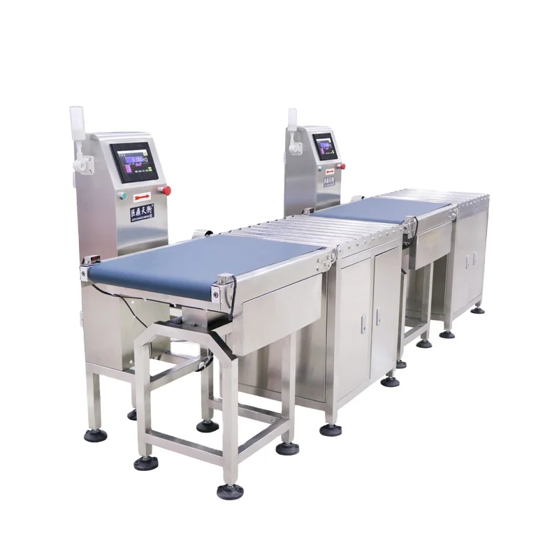 J-Sky OEM Dynamic Online Checkweigher Machine & Reject Alarm PLC Control Data Print Auto Roller Conveyor Integration Belt Scale