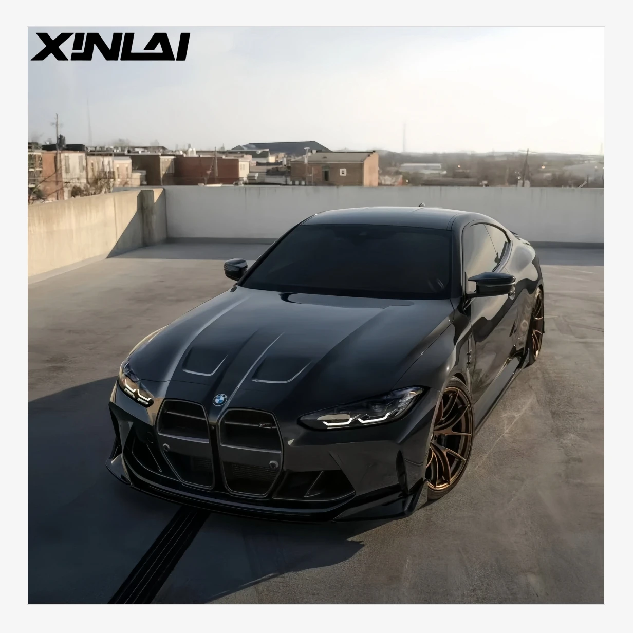 XINL 18-22inch Deep Concave Forged Custom Design Passenger Wheel Gold Aluminium Alloy 5x112 5x120 Wheels 1 Piece Fit for E60 F10 - Image 1