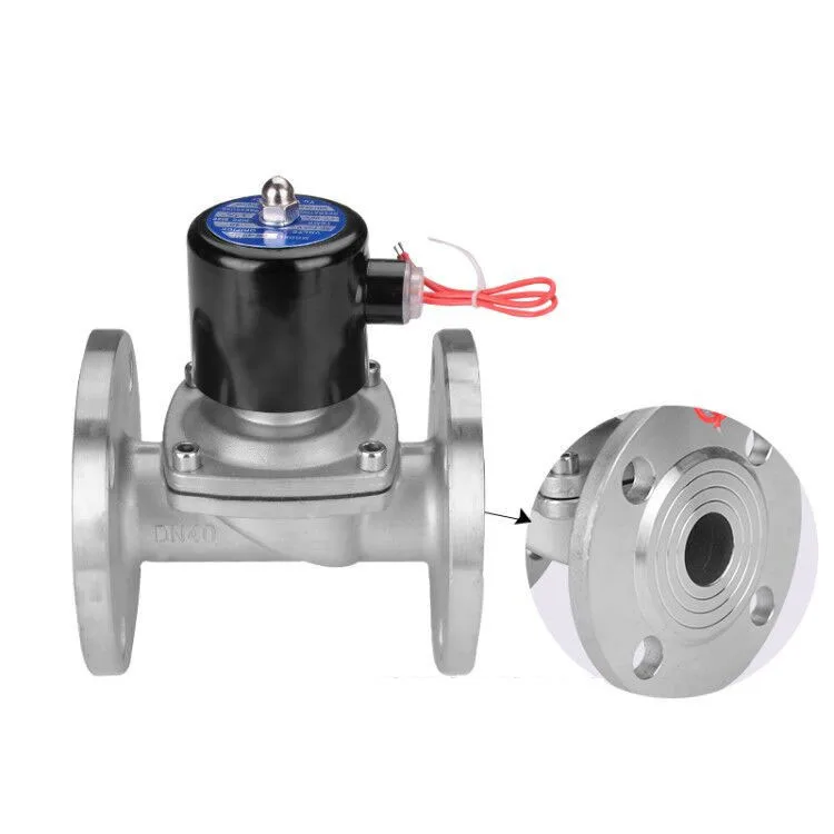 1/2 Roestvrij Staal Normaal Gesloten Onderwater Magneetventiel IP68 Waterdichte 110 V 24 12 24 V Magneetventiel (12VDC