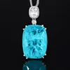 PA blue pendant with Chopin chain