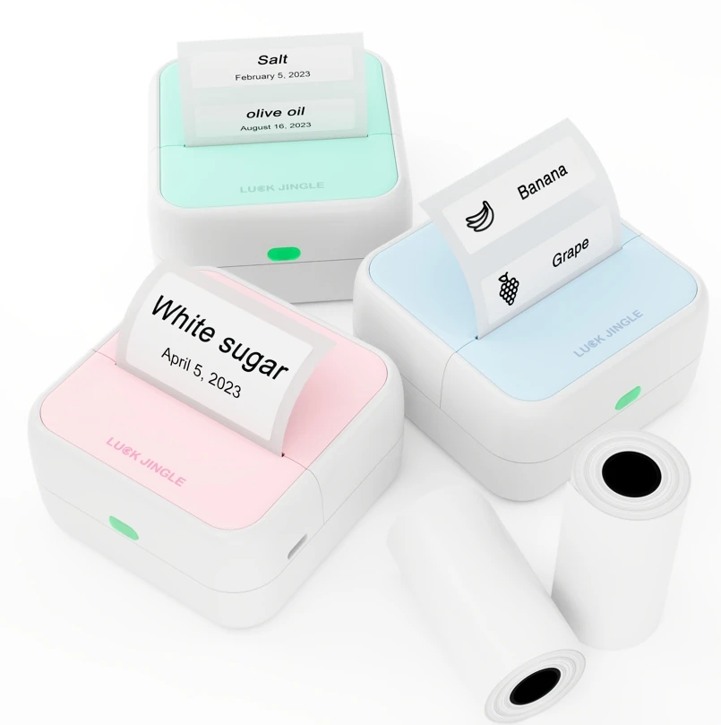 Luck Jingle Thermal Label Printer Mini Printer Portable Impresora Portatil Pocket Thermal Printer