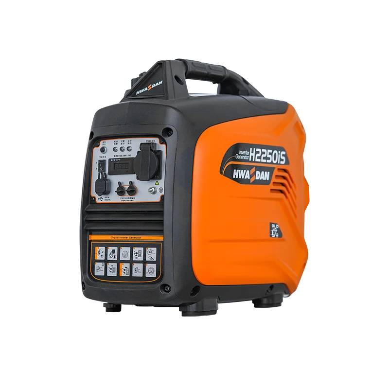 Hwasdan портативный цифровой Супер Бесшумный мини 1.8KW 2000W 2kw watt бензиновый инверторный генератор для