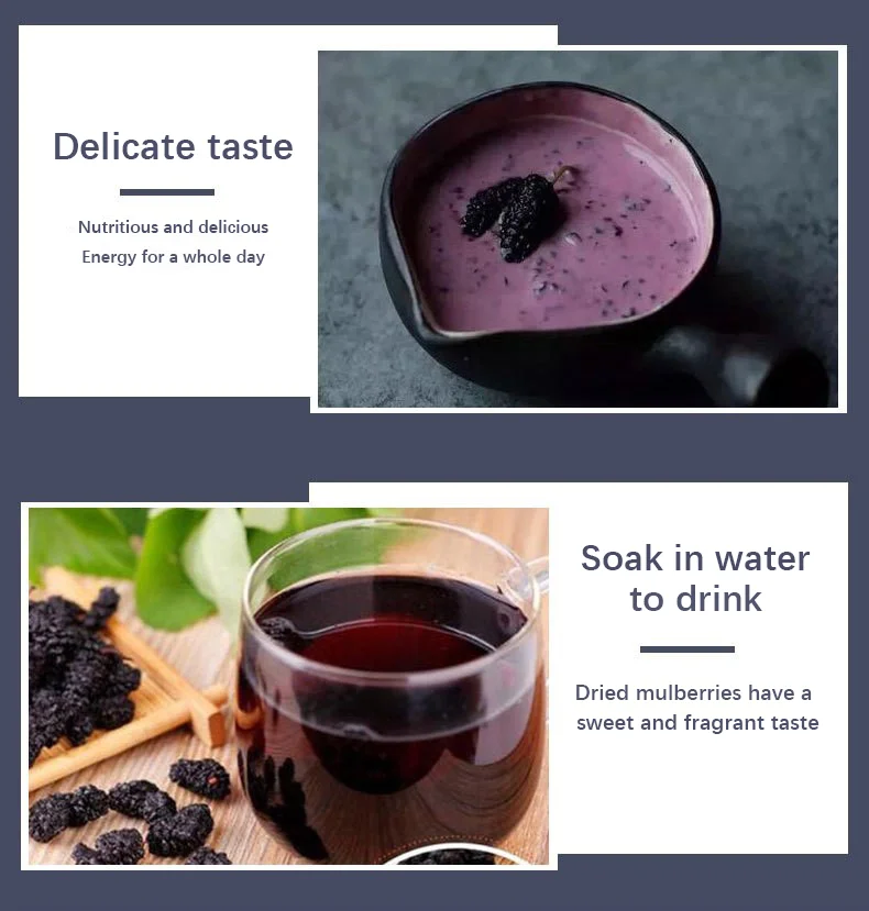 Fully Dried Mulberries Natural Sweet Taste Wholesale Sale of Mature Mulberries Preserved with Syrup Process for Consumption
