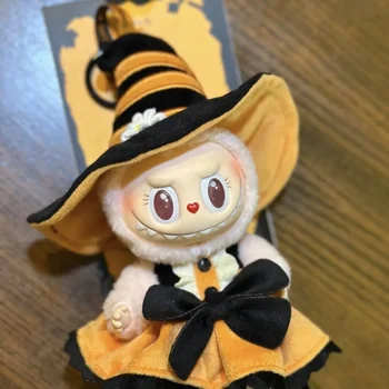 17cm Cartoon Vinyl Plush Pendant Labubu Doll - Halloween Magic