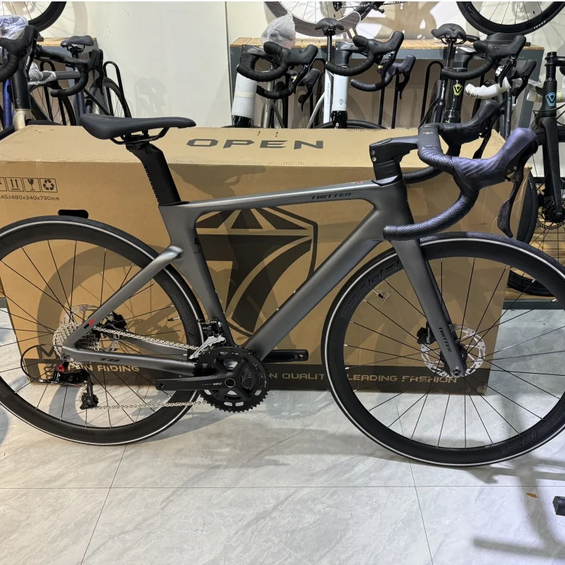 Twitter R12 ロードバイク Twitter R12 pro Disc Brake with Wheeltop EDS wireless derailleur