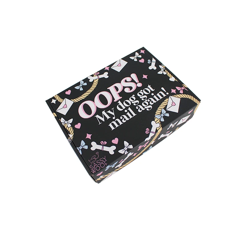 Package Mini Design Logo Blue Hard Paper High Quality Cardboard mailer Box