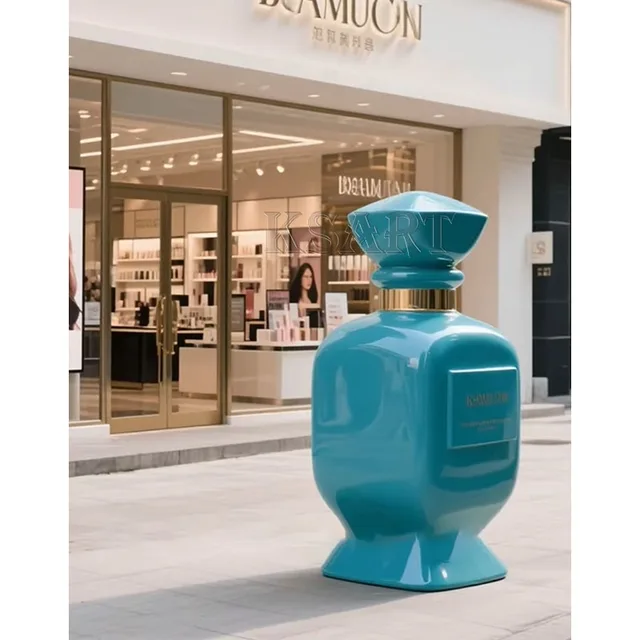 New Large-scale Perfume Sculpture Ornaments - Decorative Items for the Entrances of Shopping Malls and Perfume Stores