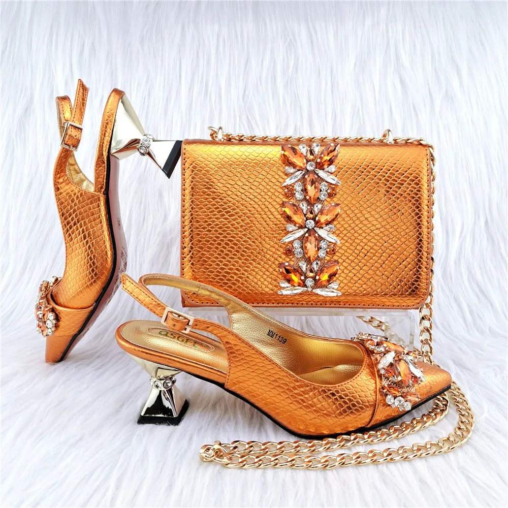 Luxury Wedding Matching Italian Latest Designer Shoes And Bags To Match