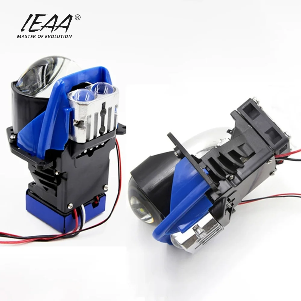 3 inç LED Çift Lazer Projektör Lensi Doğrudan Satış BMW Araba Far Yükseltme Parçalarına Uygun
