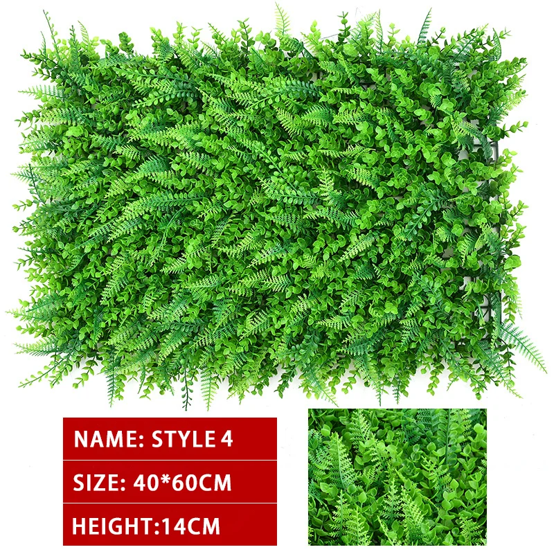 Wholesale Artificial Plant Wall Grass Greenery Wall Panel Wedding Party