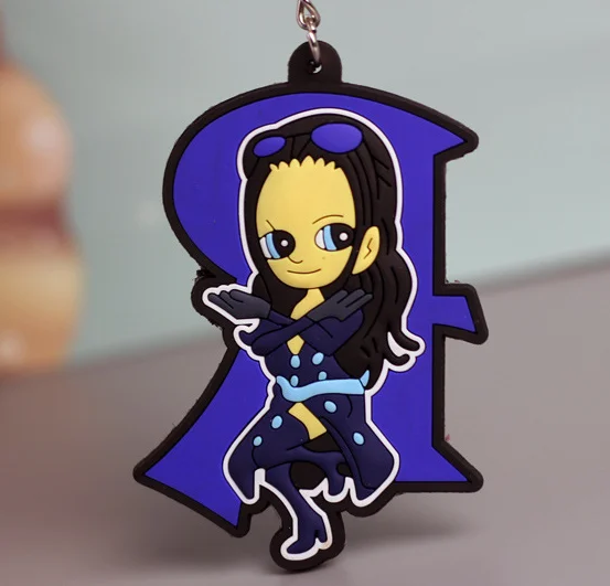 Anime Rubber Keychain Anime Soft 3D Silicone Keychain Wholesale