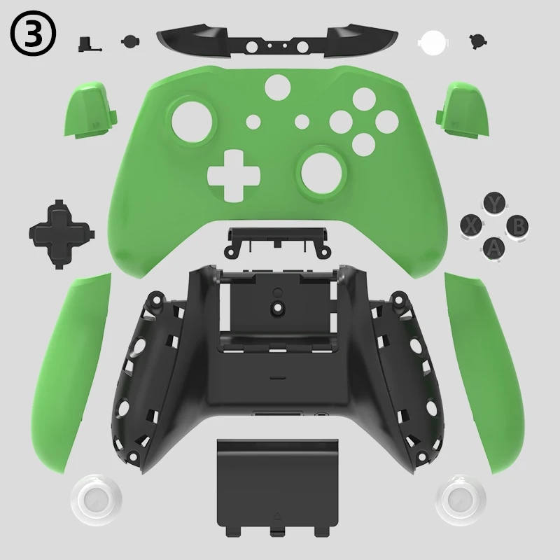 Replacement Buttons Set Full Housing for Xbox One S Controller