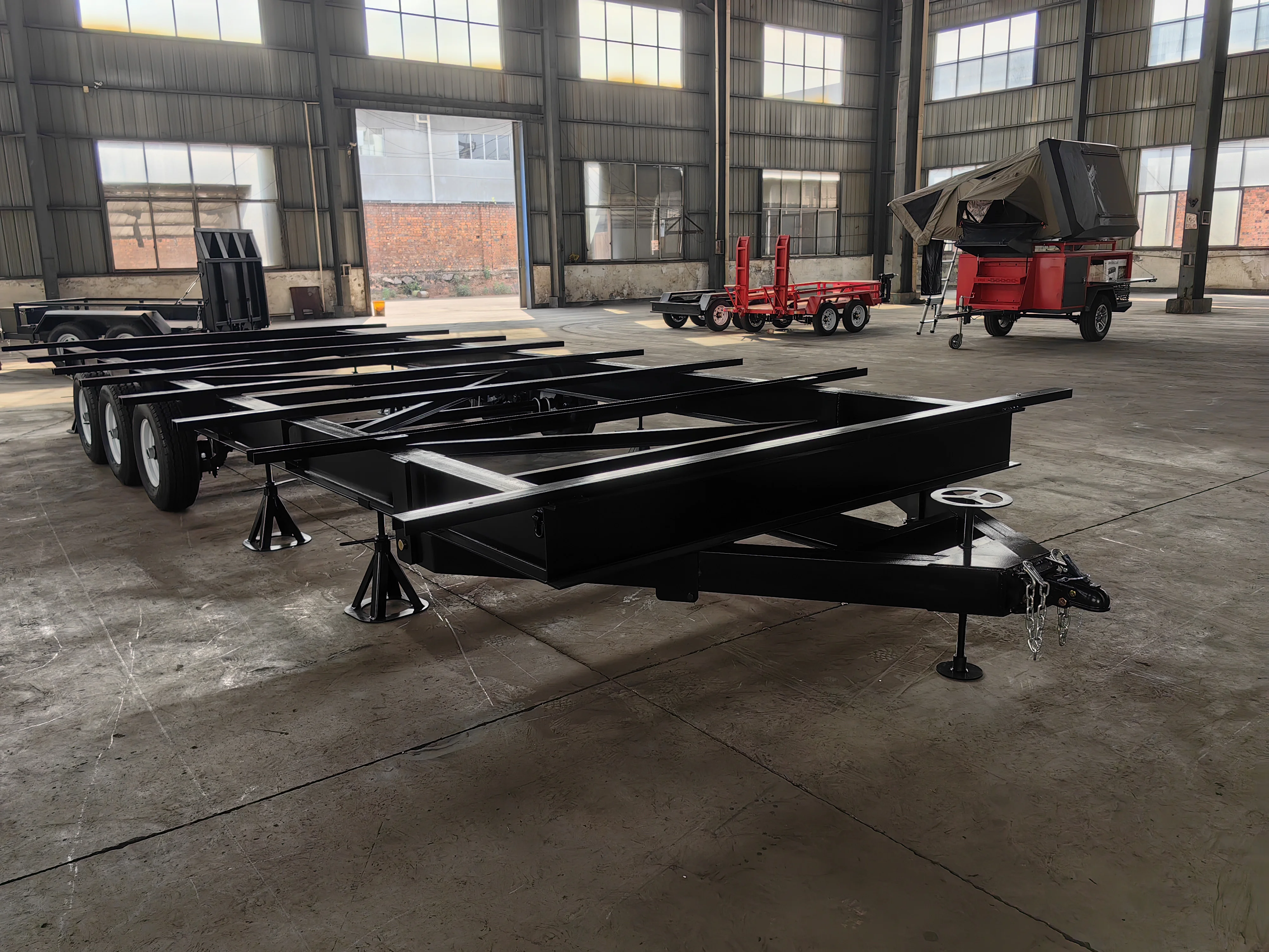 Heavy Duty Truck Container Frame House Base Trailer Chassis