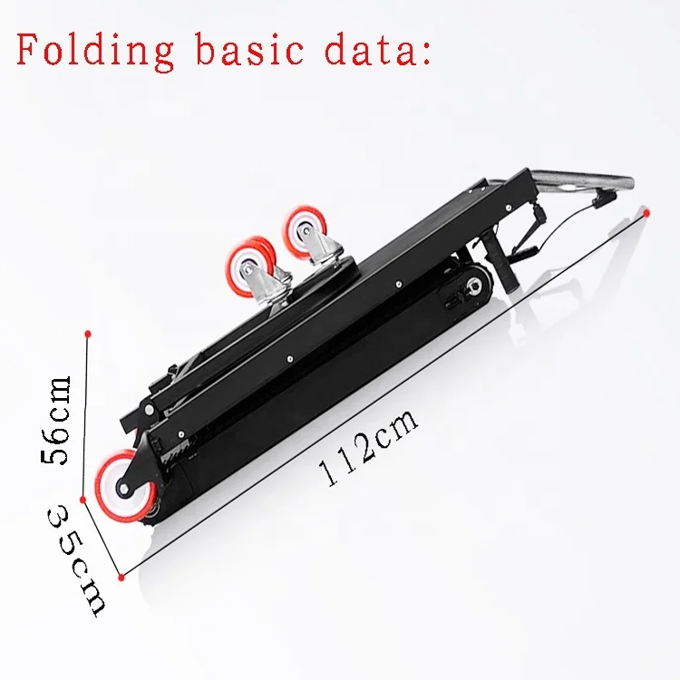 300-400KG Electric Stair Climbing Cart Iron Four-Wheel Platform OEM Tools Cargo Trolley