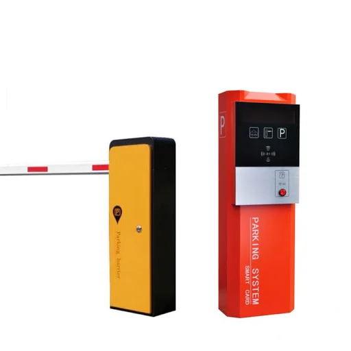 Guard Tour System Barcode Ticket /RFID Card  Parking System With Automatic Payment Machine Vehicle Parking  Boom Barrier Gate