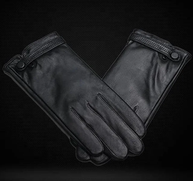 Female Black Dress Winter Real Leather Warm Driving Gloves Women|  Alibaba.com
