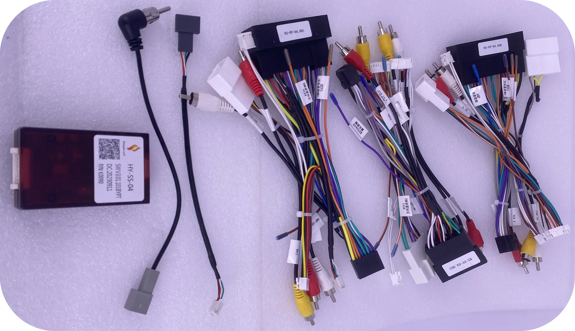 Канбус декодер и проводка для Hyundai/Kia 2 Din/1 Din, 12V