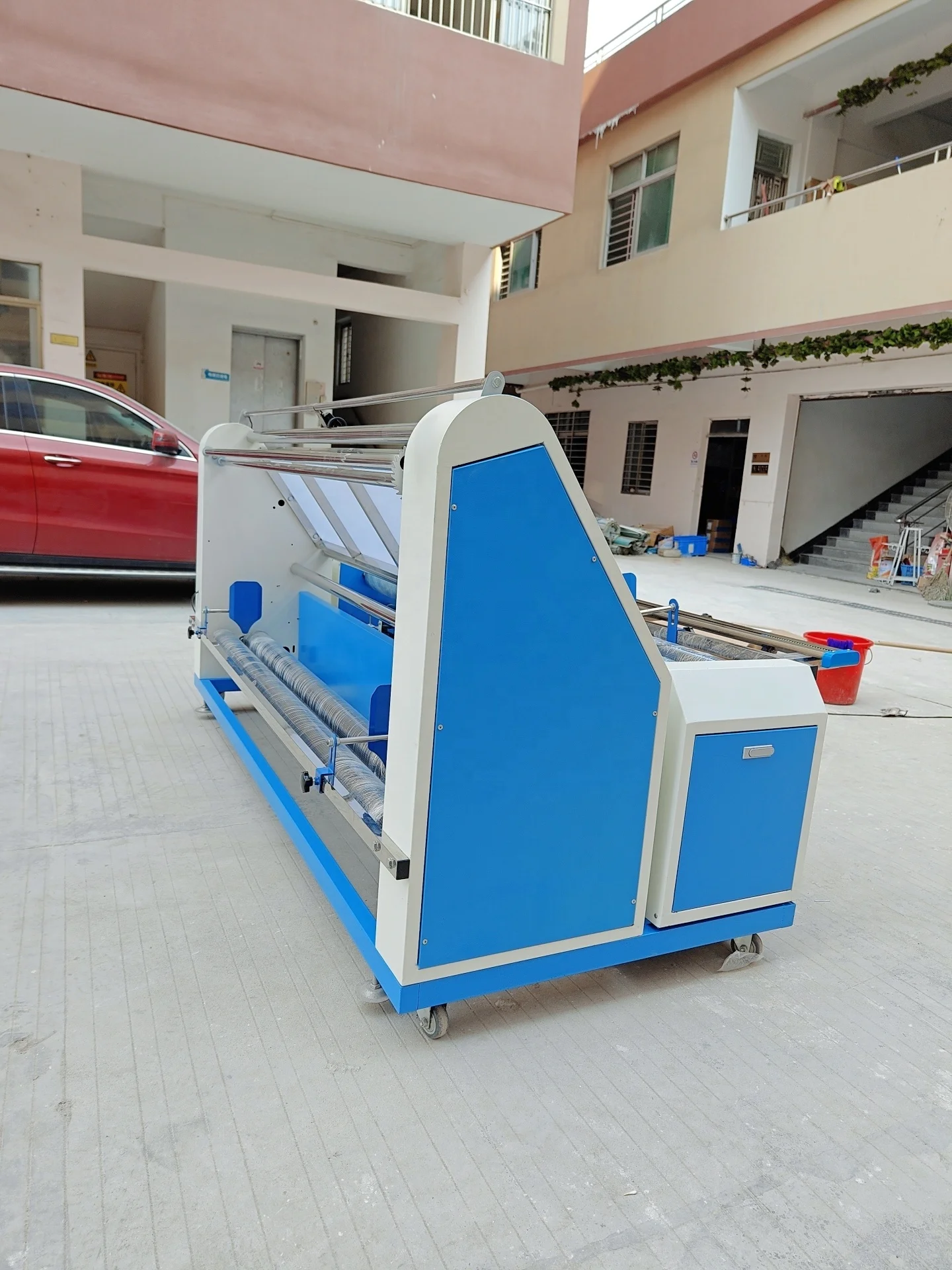 Textile Finishing Machine Fabric Counting Rolling Rewinding Machine