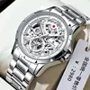 R107 acero blanco plateado