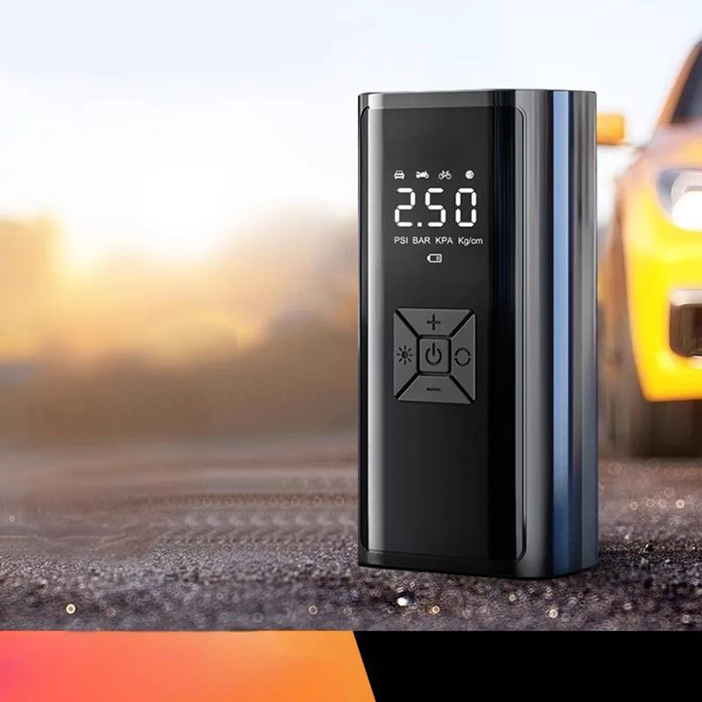 Upgraded Portable Air Pump Handheld Multi Functional Intelligent Tire Inflator