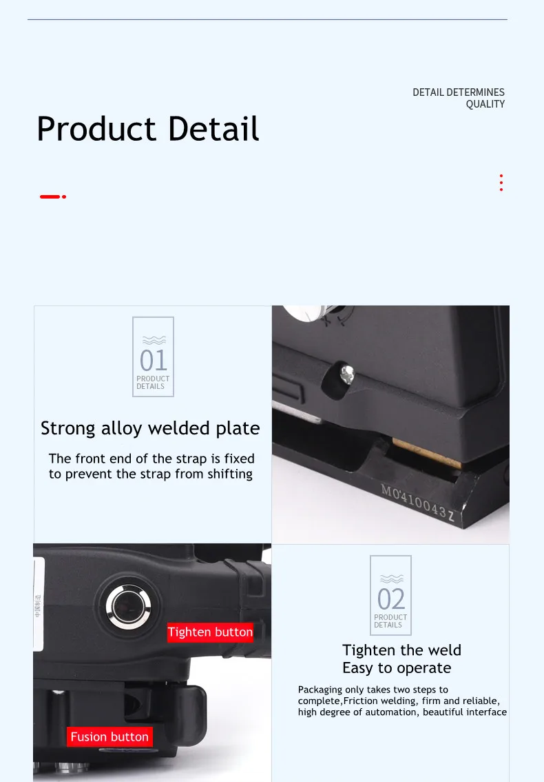 Youngsun Automatic Strapping Machine 4000mha Battery Powered Strapping