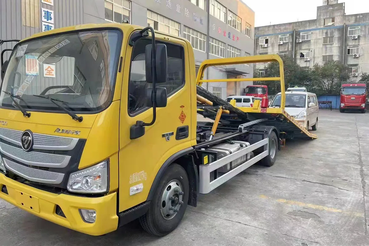 New 170hp 4x2 Flatbed Tow Truck Lhd Rhd Foton Tow Trucks Wreckers For