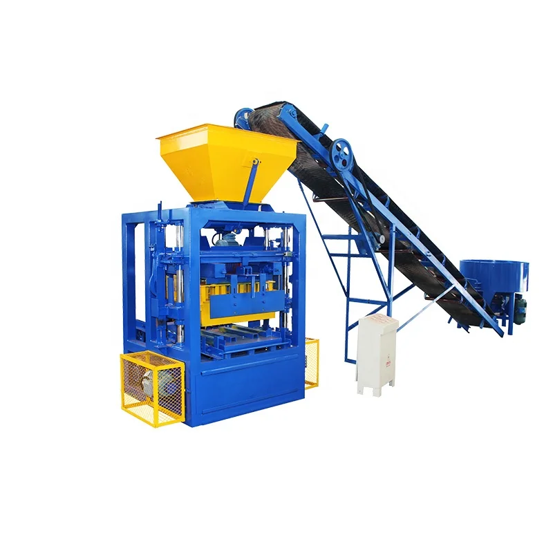 QTJ4-26 Cheap Cement Block Making Machine/Semi Automatic Concrete Block Making Machine/Manual Pavers Interlocking Machine-122022