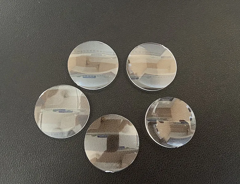 2 Stücke Optiche Glas Bikonvex Linse Optik vergrößerungsglas 3D VR Brille Linse 