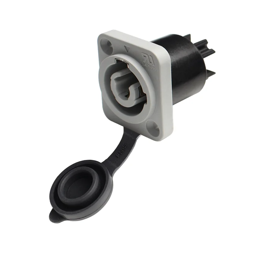 SZFLD Professional Audio Certified IP65 20A Blue and Grey PowerCon Connector for LED Screen