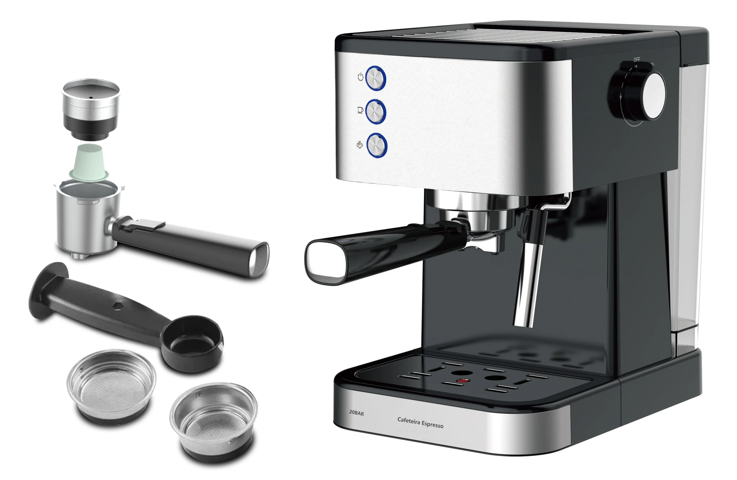 Goldhom 20bar Semi-Automatic Espresso Coffee Maker for Home