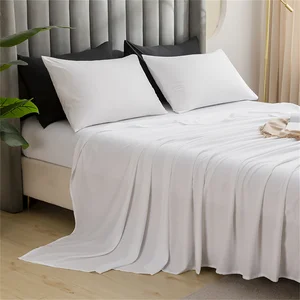 Wholesale High Quality King Size Bed Sheet 4 Piece Sets All Season Bedding Soft for Home