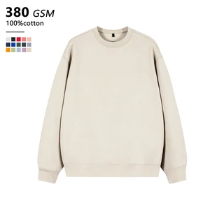 Hoodie Manufacturers Heavyweight Hoodie Streetwear Plus Size Pullover Custom Crewneck Sweatshirt